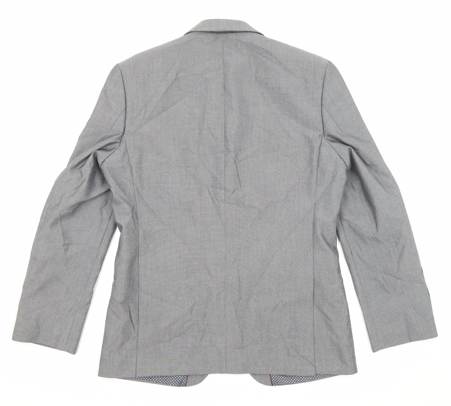 Mens UK Size 40 Limehaus Regular Grey Suit Jacket