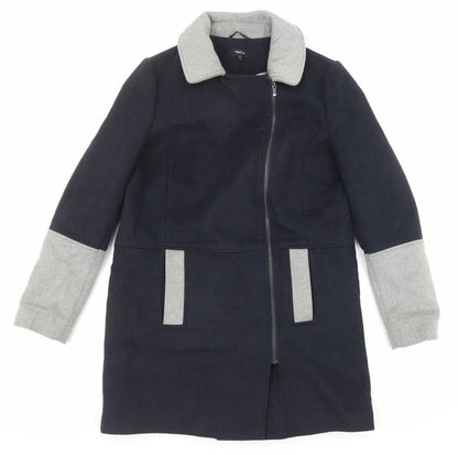 Womens UK Size 12 NEXT Blue Overcoat
