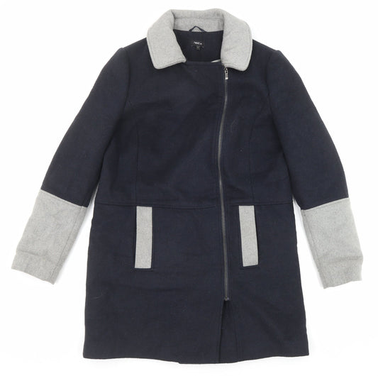 Womens UK Size 12 NEXT Blue Overcoat