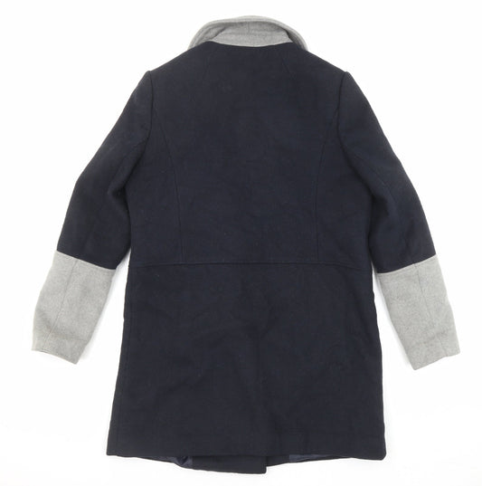 Womens UK Size 12 NEXT Blue Overcoat