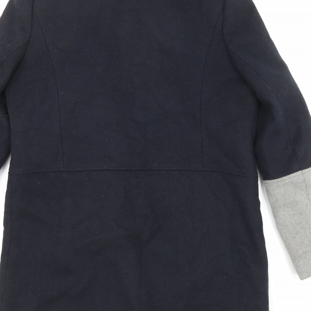 Womens UK Size 12 NEXT Blue Overcoat