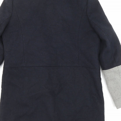 Womens UK Size 12 NEXT Blue Overcoat