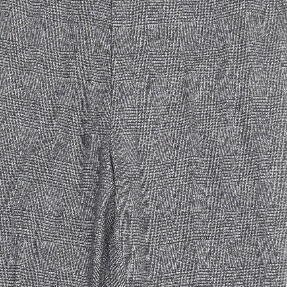 Marks and Spencer Mens Grey Polyester Dress Pants Trousers Size 44 in L28 in Regular Zip
