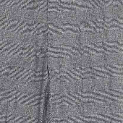 Marks and Spencer Mens Grey Polyester Dress Pants Trousers Size 44 in L28 in Regular Zip