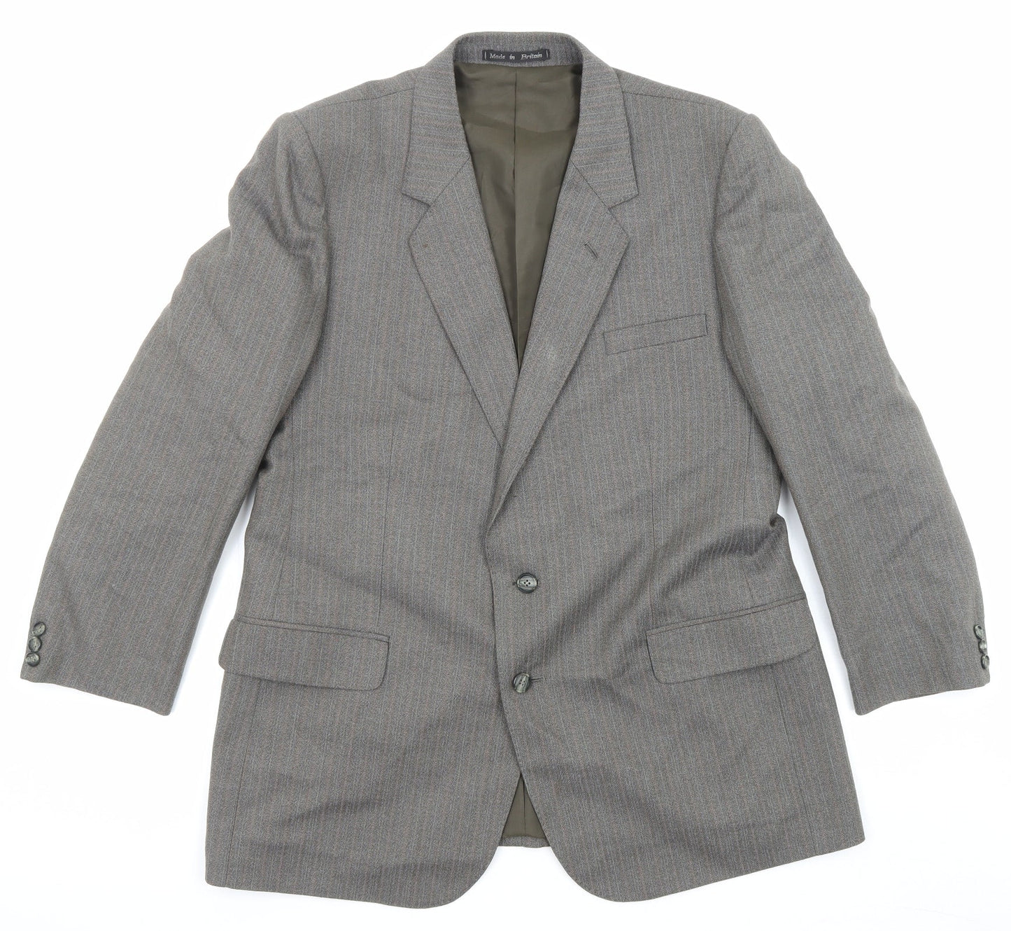 Mens UK Size 44 Grendale Regular Grey Suit Jacket