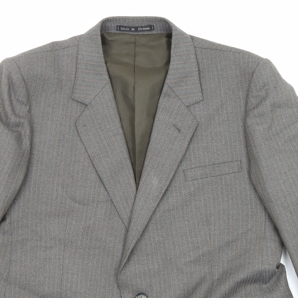 Mens UK Size 44 Grendale Regular Grey Suit Jacket