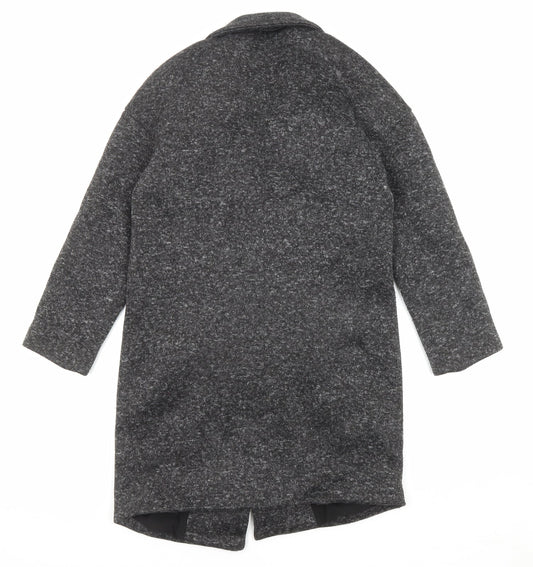Womens UK Size 6 Amisu Grey Overcoat