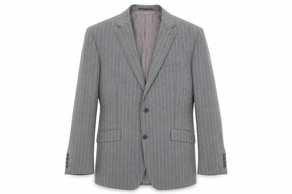 Mens UK Size 44 City Survival Regular Grey Suit Jacket