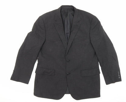Mens UK Size 40 Marks and Spencer Regular Black Suit Jacket