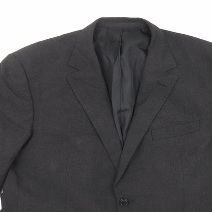 Mens UK Size 40 Marks and Spencer Regular Black Suit Jacket