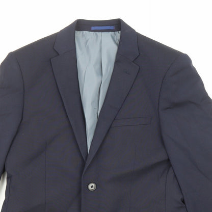 Mens UK Size 36 Burton Regular Blue Suit Jacket