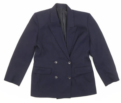 Womens UK Size 12 St Michael Blue Jacket