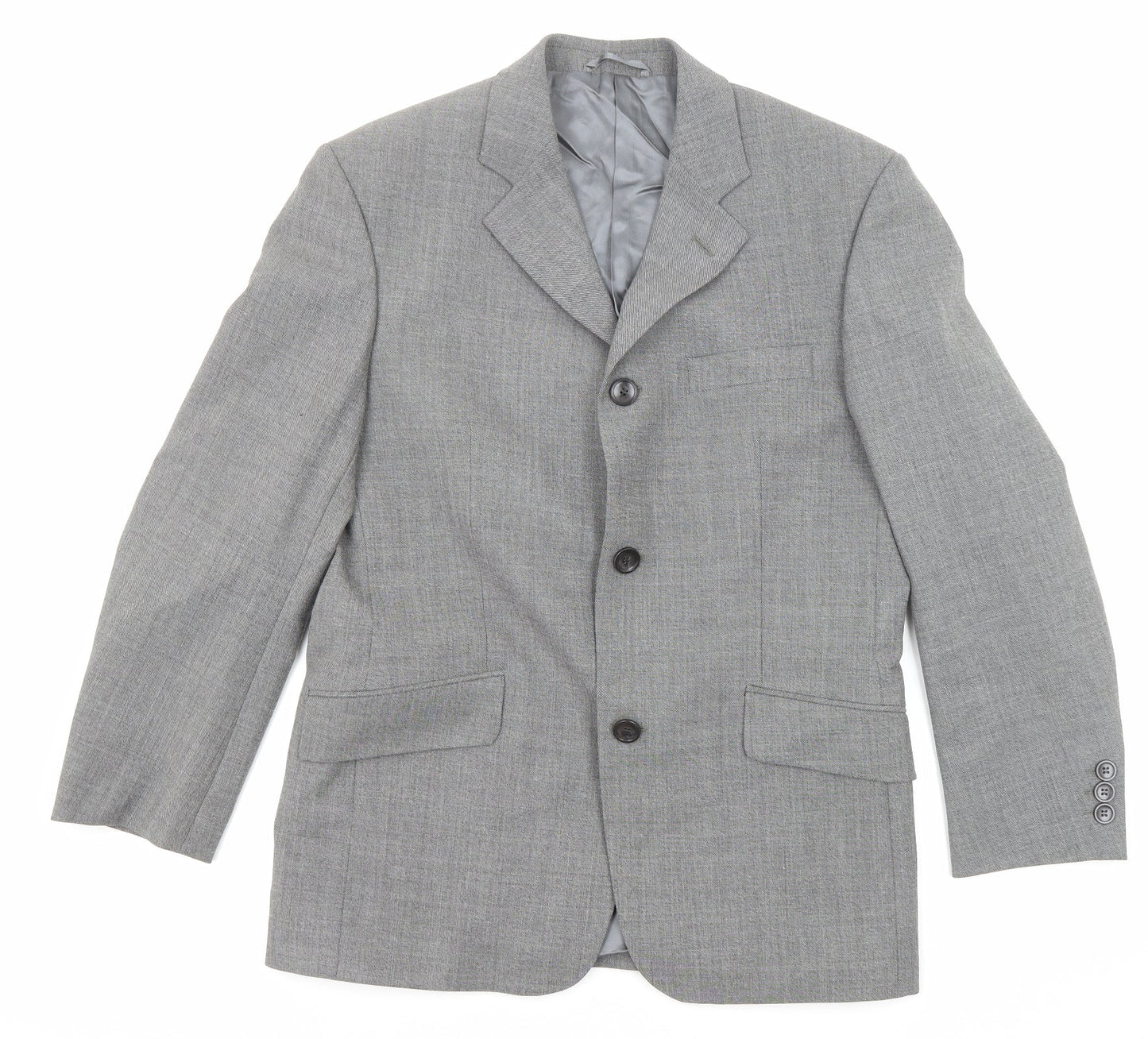 Mens UK Size 38 REMUS Regular Grey Suit Jacket