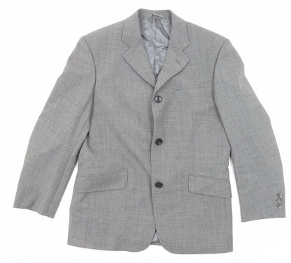 Mens UK Size 38 REMUS Regular Grey Suit Jacket