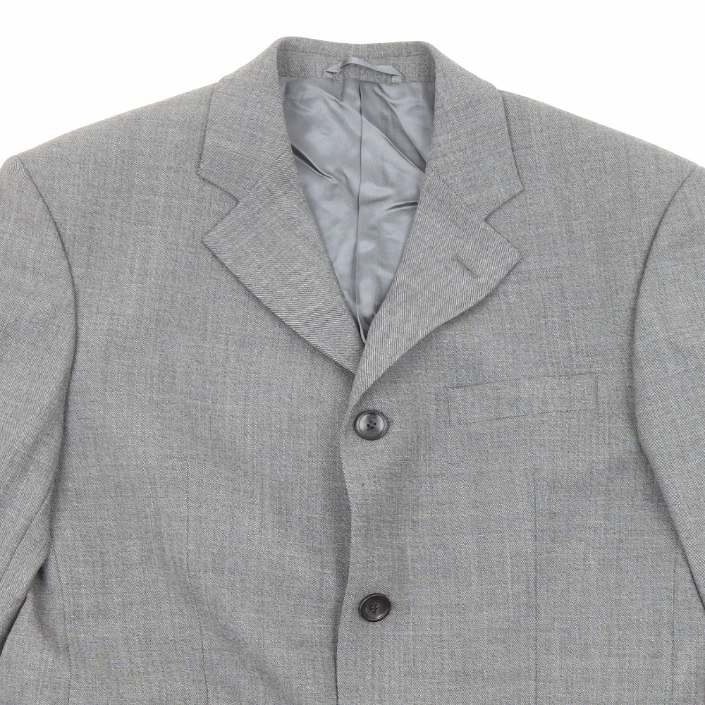 Mens UK Size 38 REMUS Regular Grey Suit Jacket