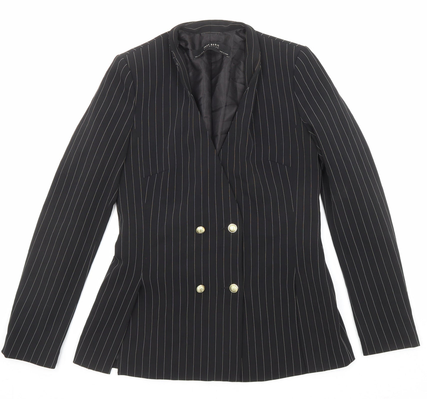 Womens UK Size S Zara Black Jacket