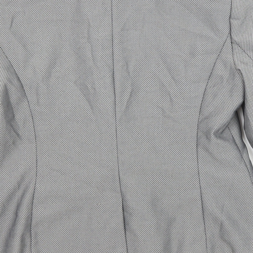 NEXT Womens Grey Polyester Jacket Suit Jacket Size 14