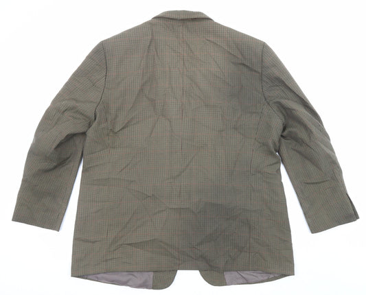 Mens UK Size 48 Zantos Regular Green Suit Jacket