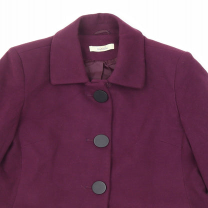 Classics Womens Purple Jacket Size 12 Button