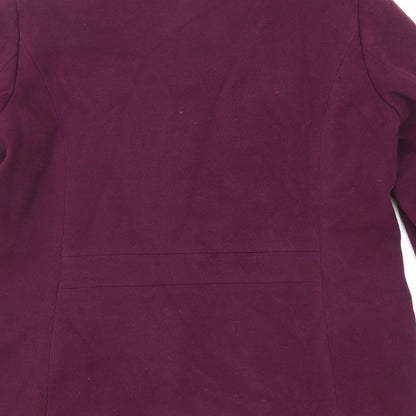 Classics Womens Purple Jacket Size 12 Button
