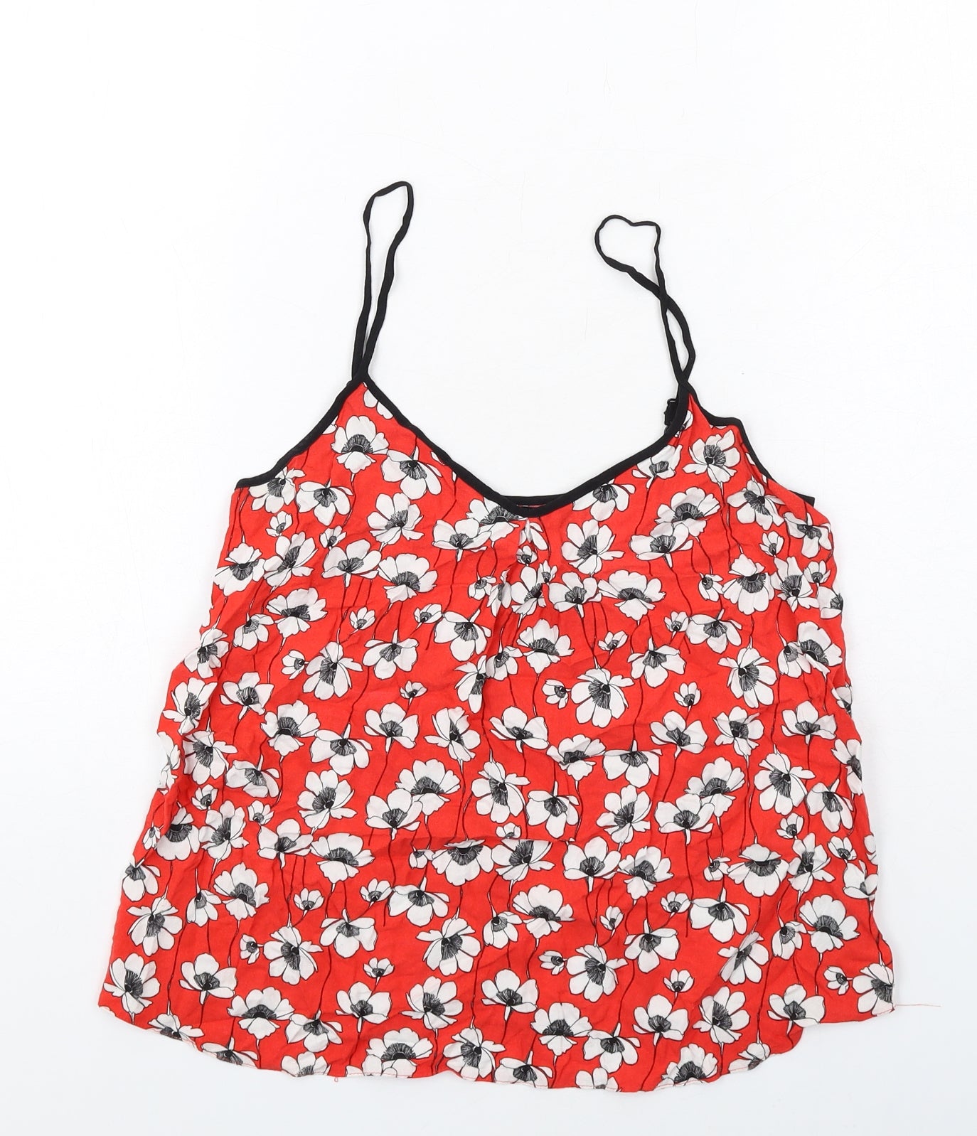 Womens UK Size 8 Dorothy Perkins Red Camisole Tank