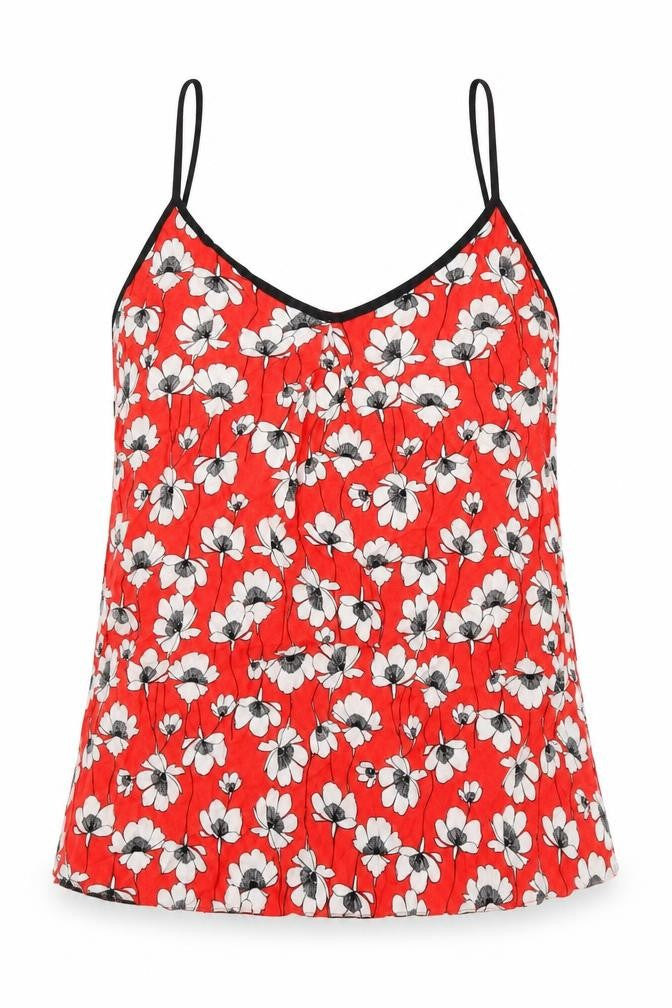 Womens UK Size 8 Dorothy Perkins Red Camisole Tank