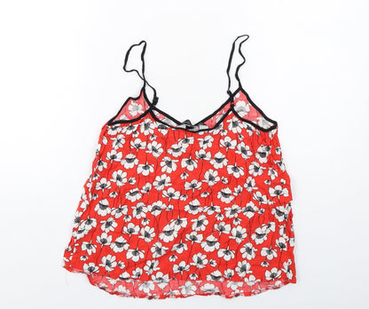 Womens UK Size 8 Dorothy Perkins Red Camisole Tank