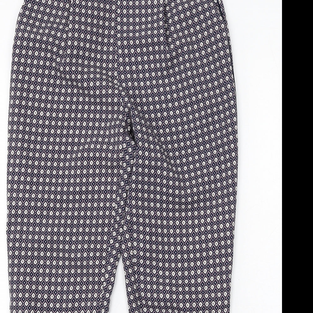 Womens UK Size 8 Oasis Regular Fit  Multicoloured Trousers