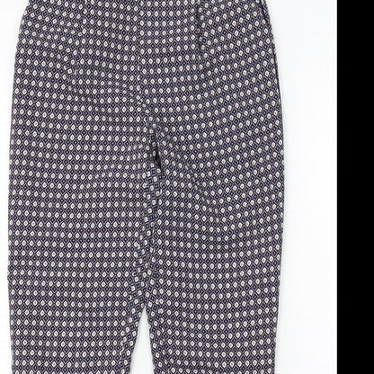 Womens UK Size 8 Oasis Regular Fit  Multicoloured Trousers