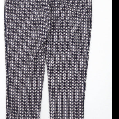 Womens UK Size 8 Oasis Regular Fit  Multicoloured Trousers