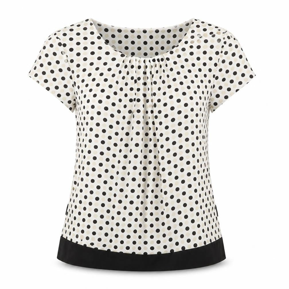 Womens UK Size 12 Precis Multicoloured Basic Blouse