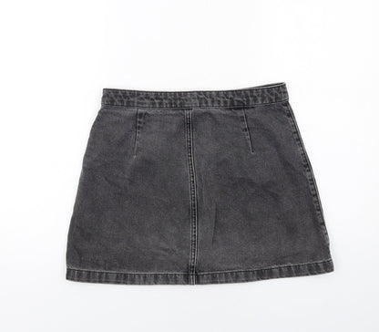 Womens UK Size 10 Topshop Mini Denim Skirt