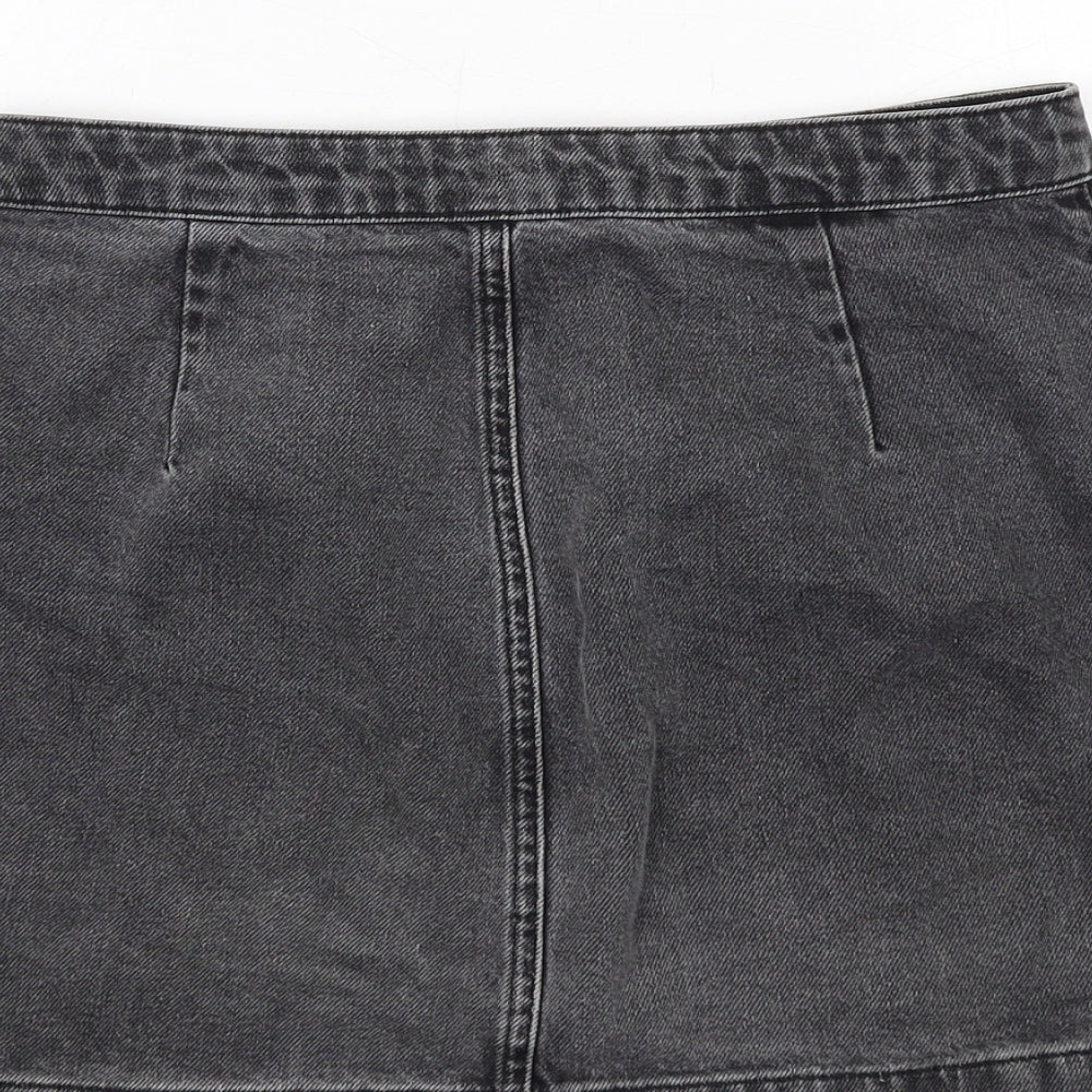 Womens UK Size 10 Topshop Mini Denim Skirt