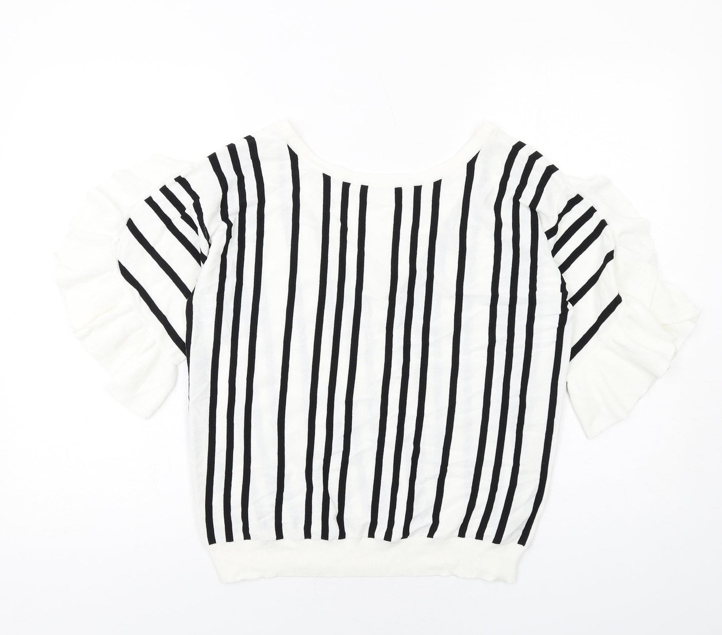 Womens UK Size 14 NEXT White Pullover Jumper