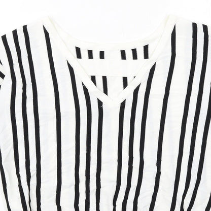 Womens UK Size 14 NEXT White Pullover Jumper