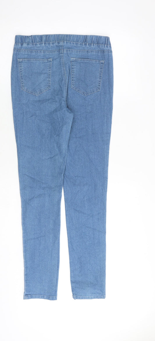 Avon Womens Blue Cotton Jegging Jeans Size 10 L30 in Regular