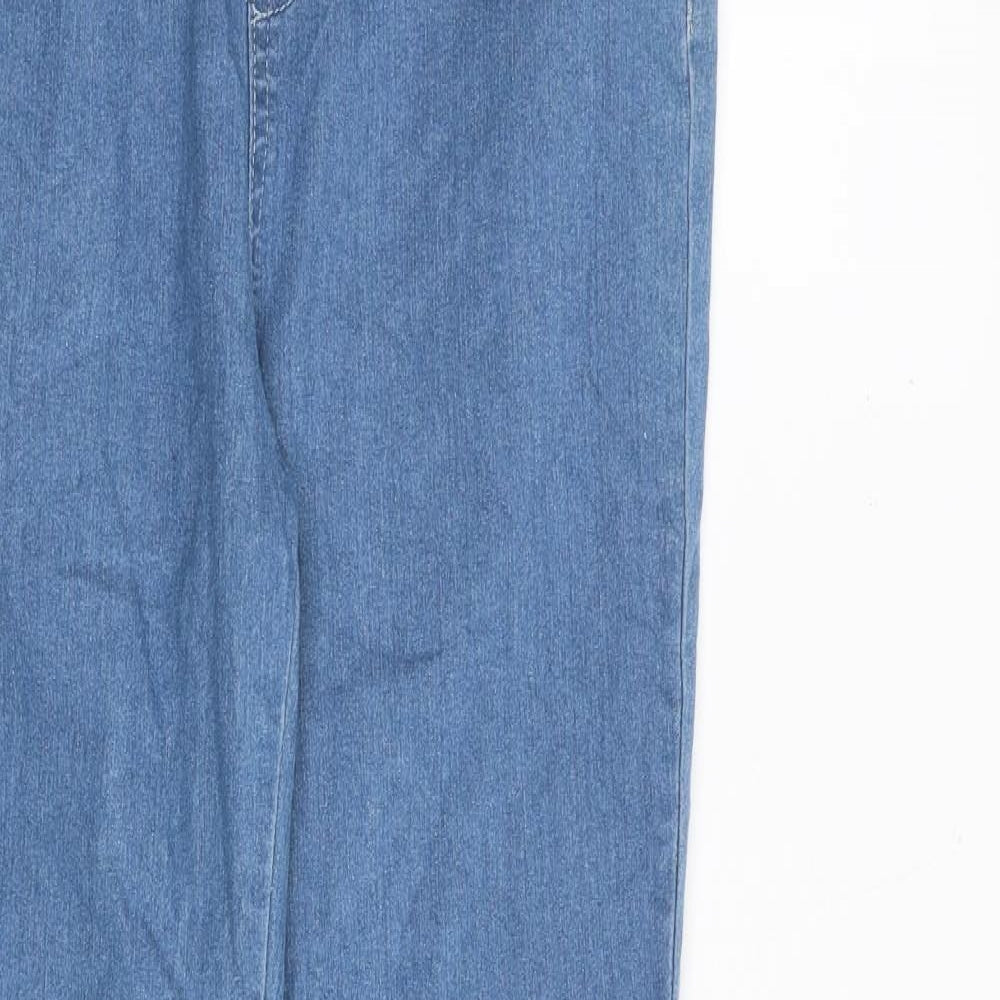 Avon Womens Blue Cotton Jegging Jeans Size 10 L30 in Regular