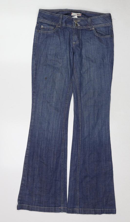 BDG Womens Blue Cotton Flared Jeans Size 29 in L32 in Regular Zip