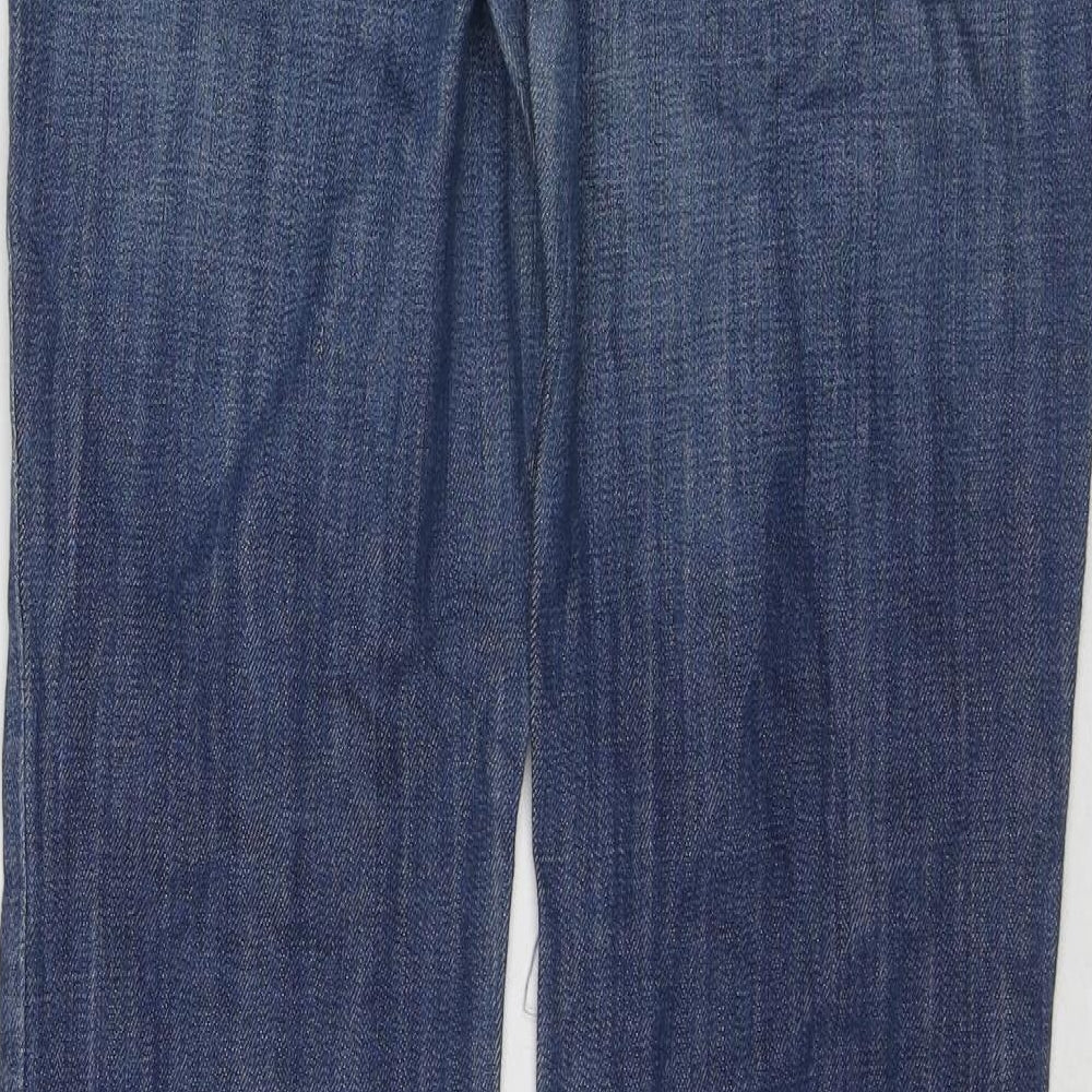 BDG Womens Blue Cotton Flared Jeans Size 29 in L32 in Regular Zip