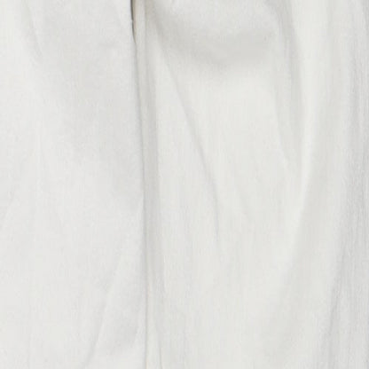 River Island Womens White Cotton Skinny Jeans Size 8 L27 in Regular Zip