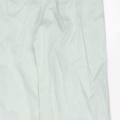 Gap Womens Green Cotton Wide-Leg Jeans Size 26 in L26 in Regular Zip