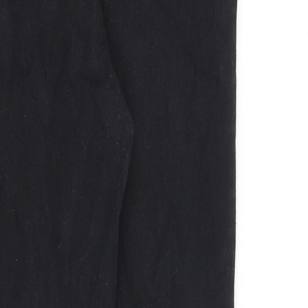 NEXT Womens Black Cotton Jegging Jeans Size 10 L30 in Regular Zip