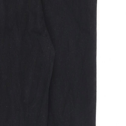 NEXT Womens Black Cotton Jegging Jeans Size 10 L30 in Regular Zip