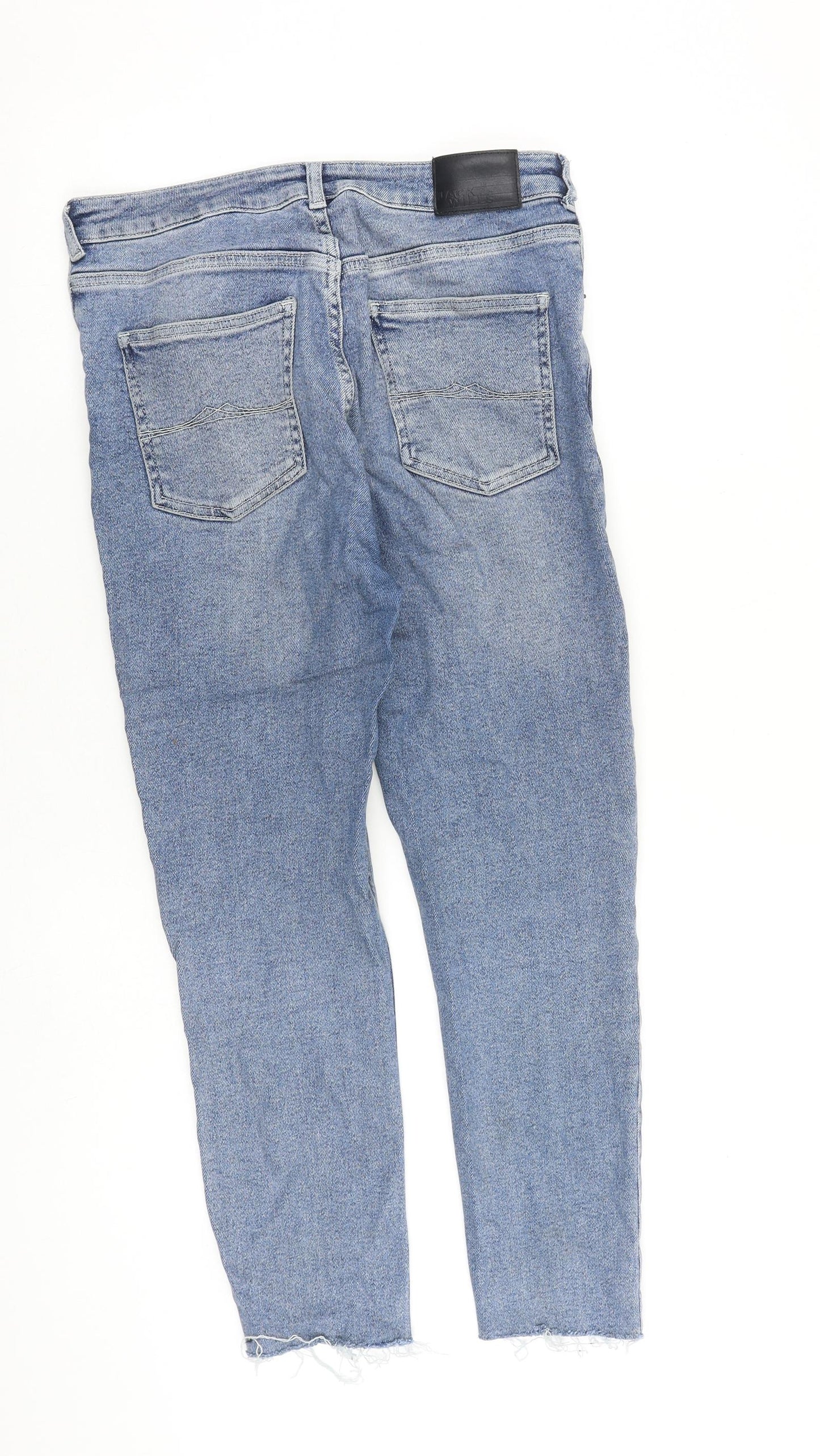 Womens UK Size 30 in Jack Wills Regular Fit Skinny Blue Jeans