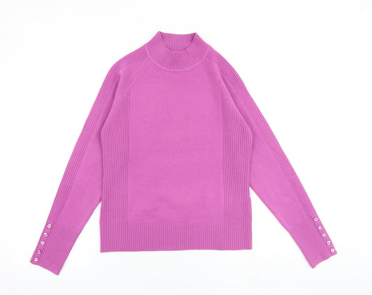 Womens UK Size L Filati Pink Pullover Jumper
