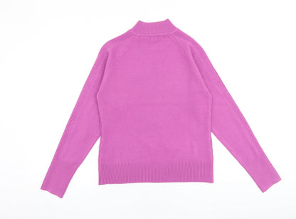 Womens UK Size L Filati Pink Pullover Jumper