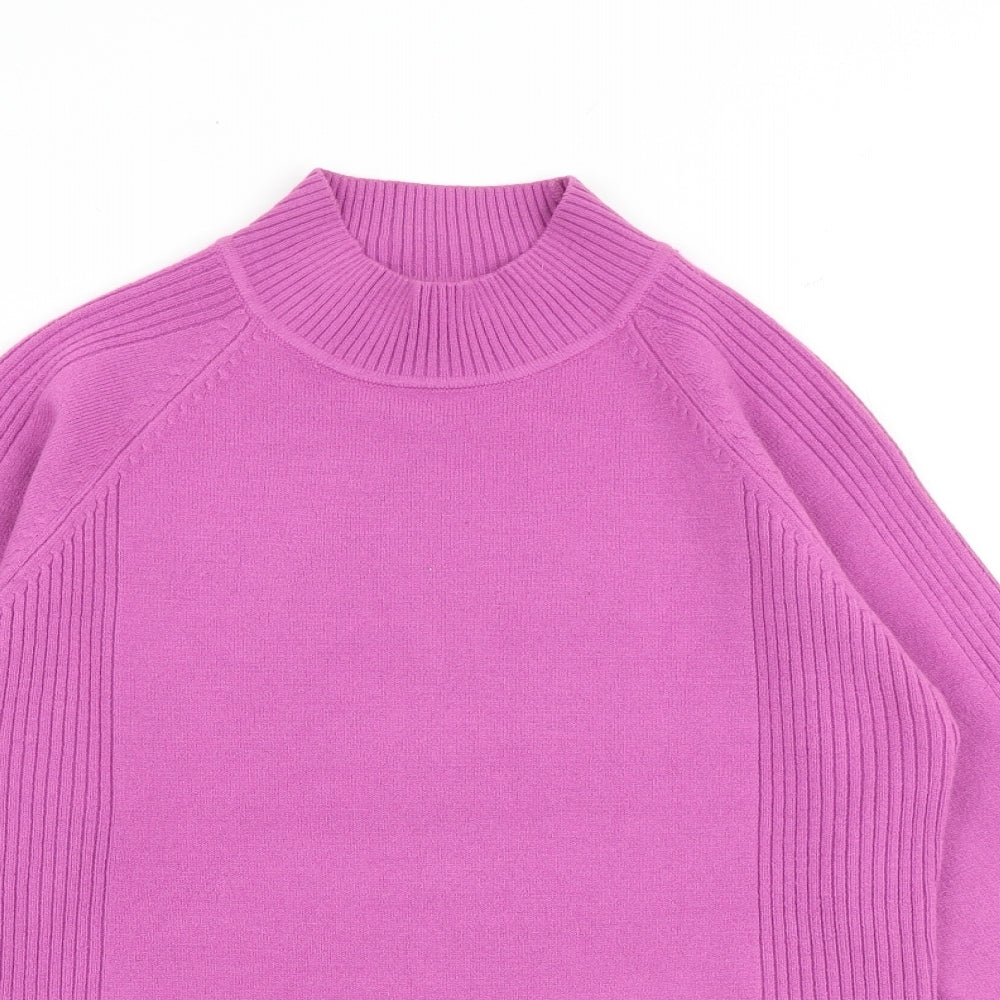Womens UK Size L Filati Pink Pullover Jumper