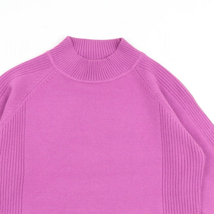 Womens UK Size L Filati Pink Pullover Jumper