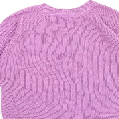 Womens UK Size S VERO MODA Pink Pullover Jumper