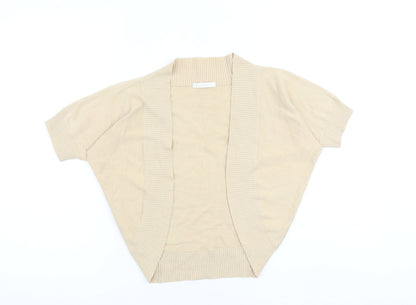 Womens UK Size 8 Marks and Spencer Beige Cardigan Jumper